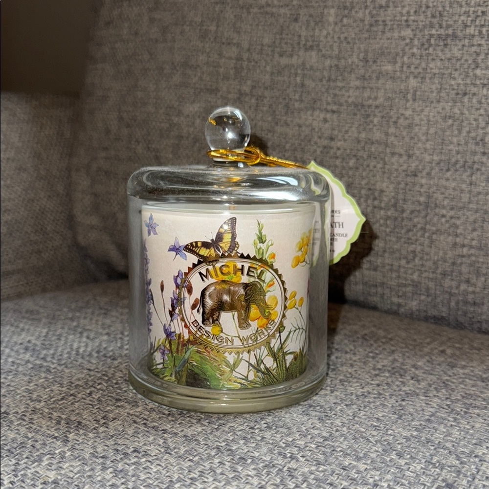Michel Design Works Garden Path Scented Cloche Candle